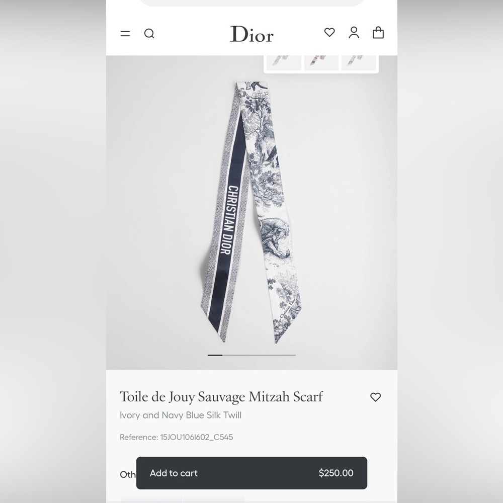 Toile de Jouy Sauvage Mitzah Scarf